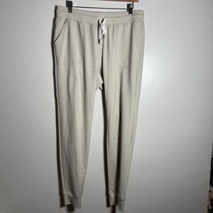 Zyia Active Joggers Oatmeal Women's Size Large *SPOTS*